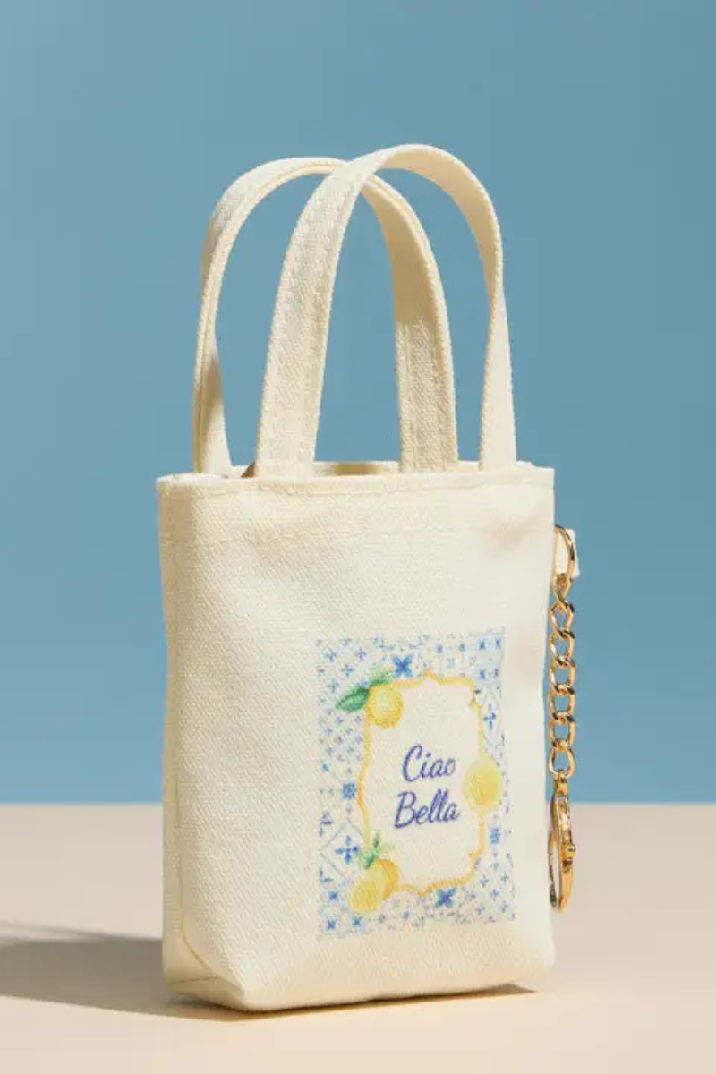 Ciao Bella Bag Charm | Mini Tote