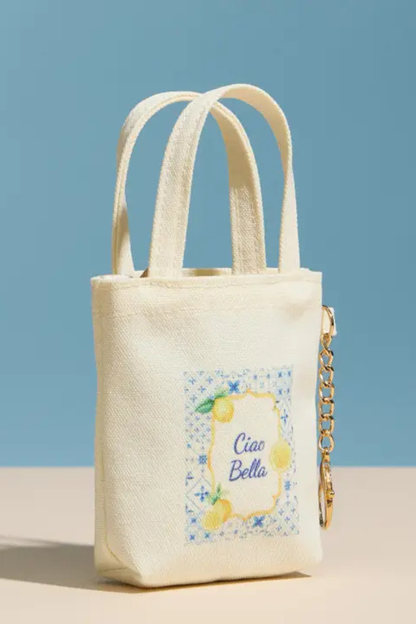 Ciao Bella Bag Charm | Mini Tote