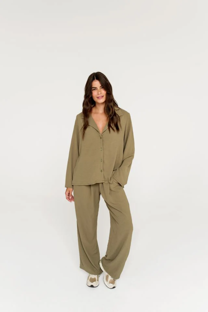 Finn Blouse | Khaki