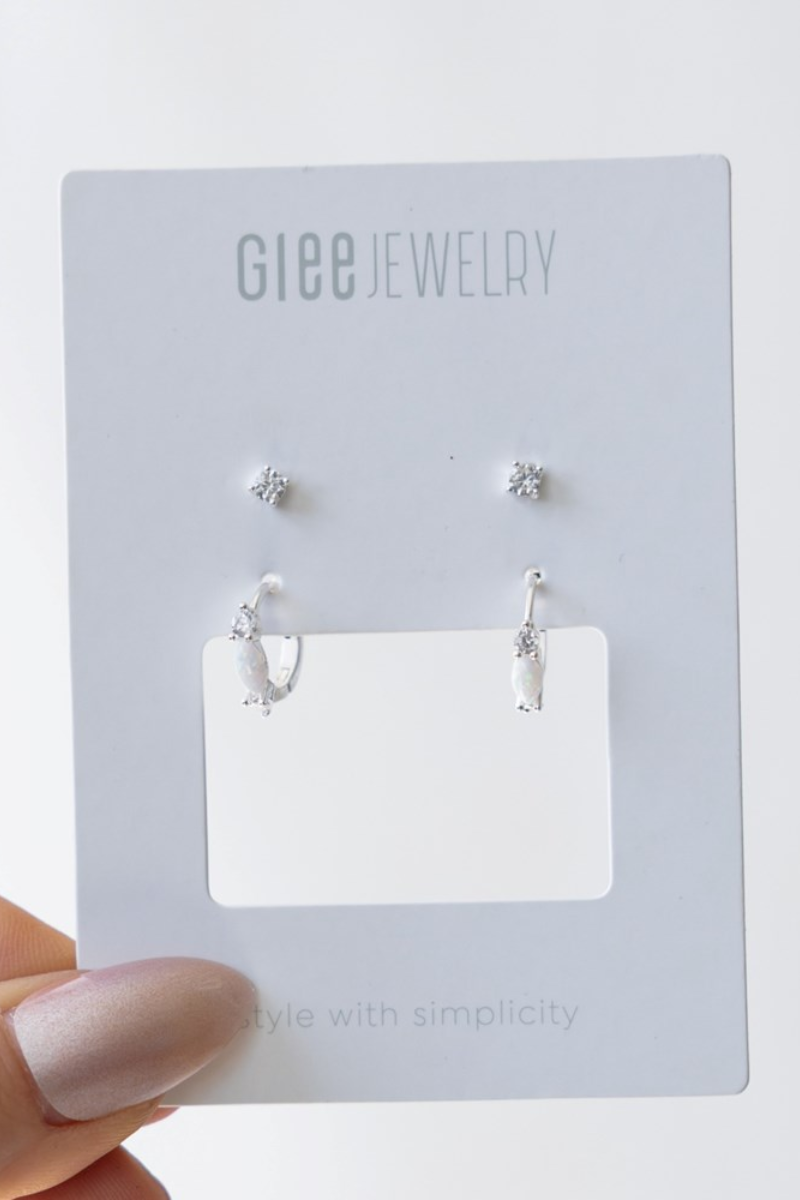 Duet Set of Sparkle Earrings