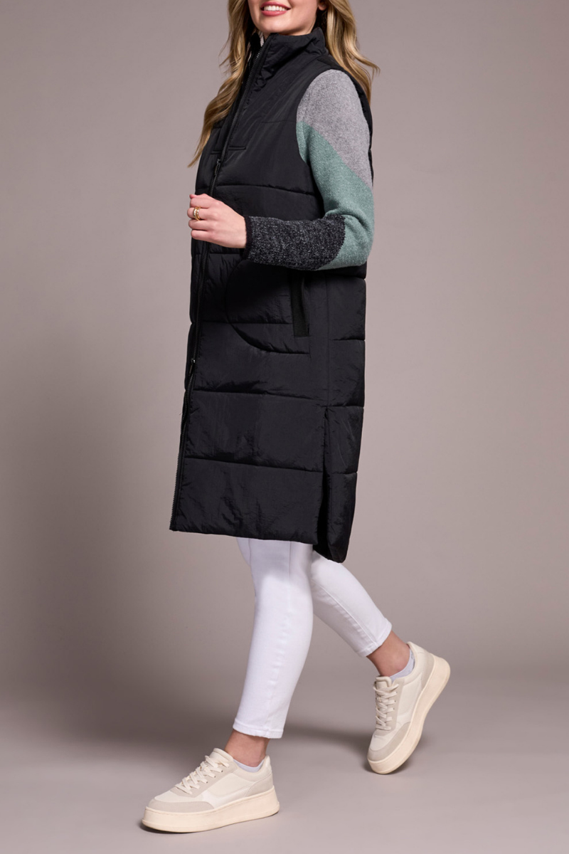 Long Quilted Vest