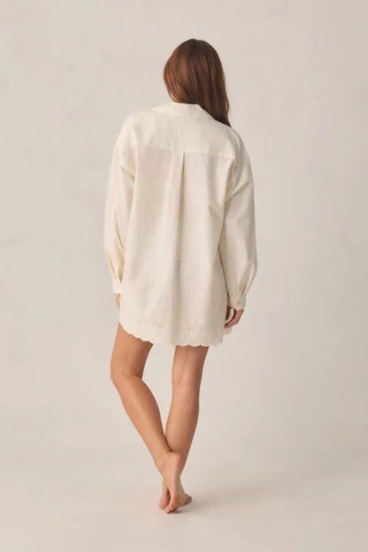 Del Mar Shirt | Ivory