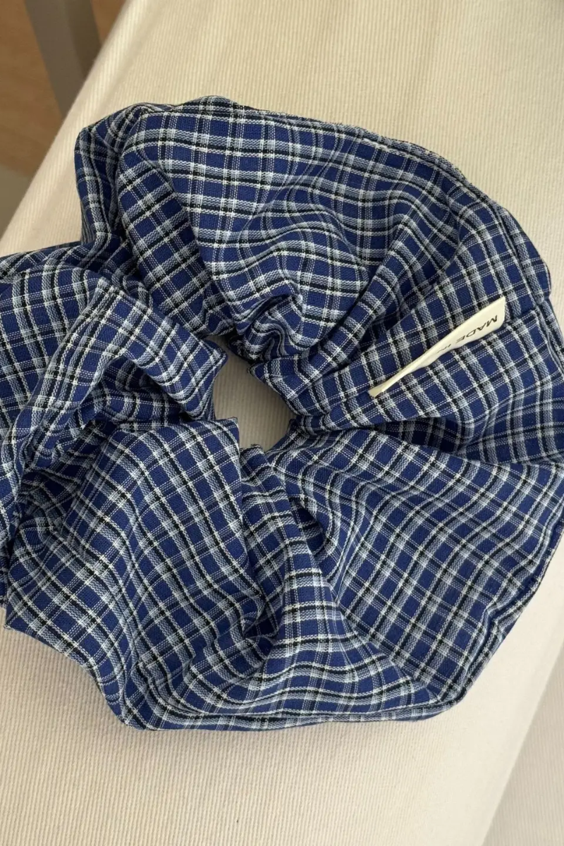 Gingham Scrunchie