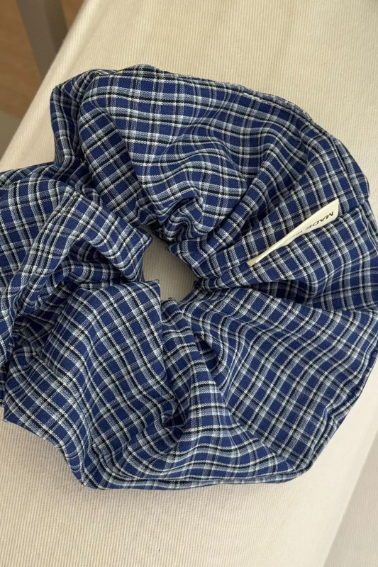 Gingham Scrunchie