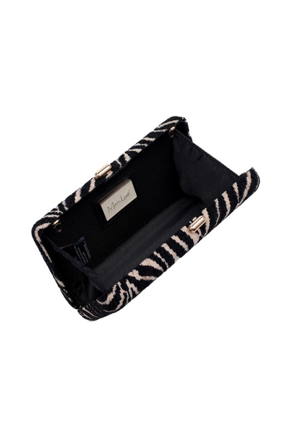Sade Evening Bag | Zebra Print