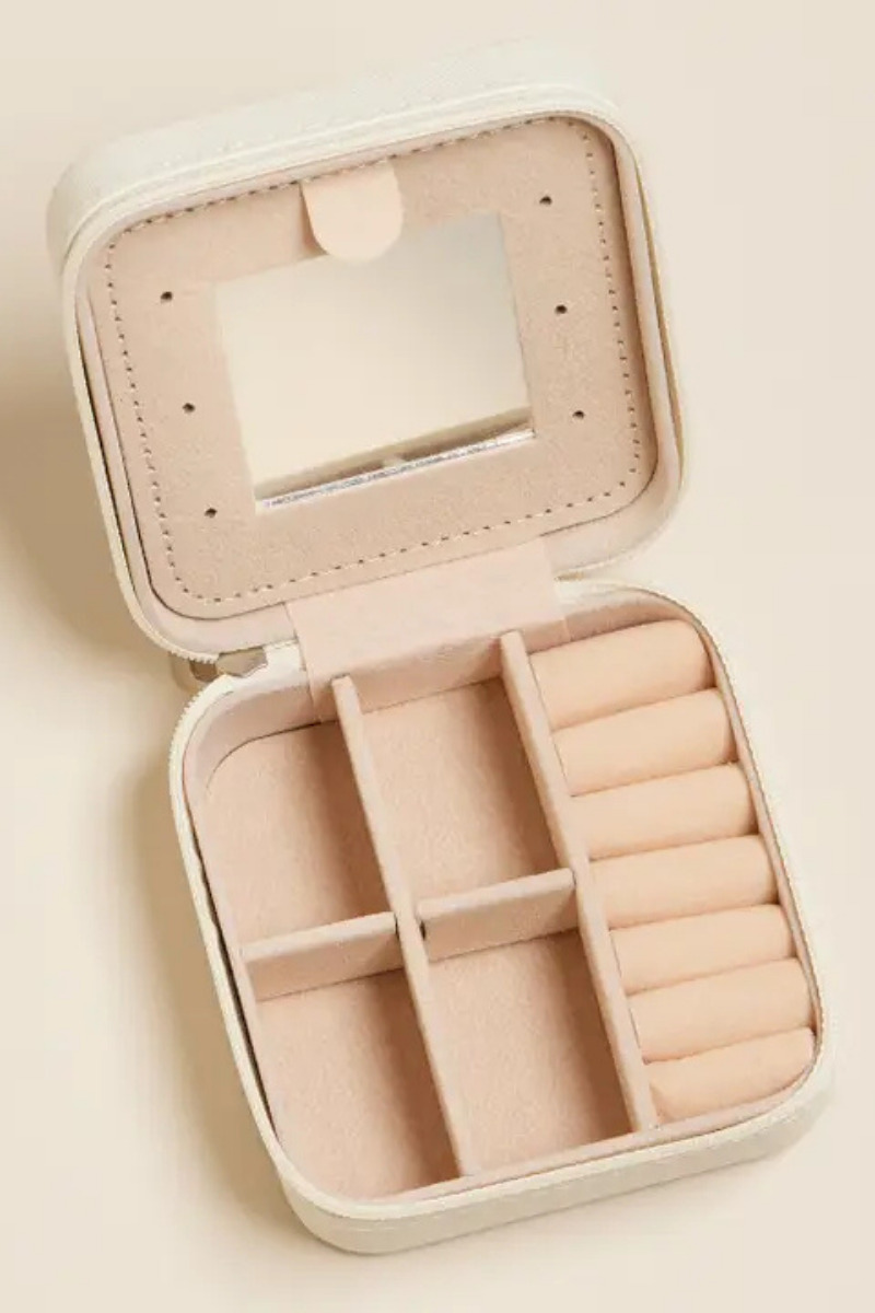Travel Jewelry Case | Botanical Print
