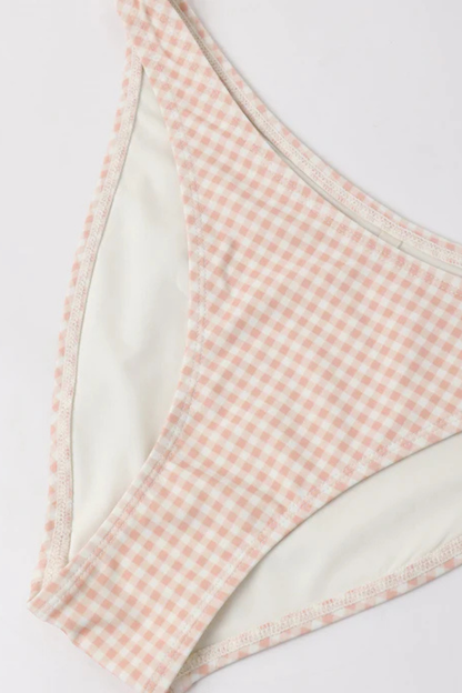 Petal Gingham Bikini Bottom