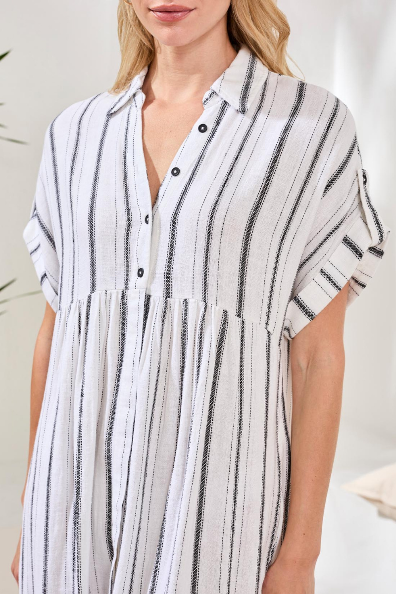 Stripe T-shirt Dress