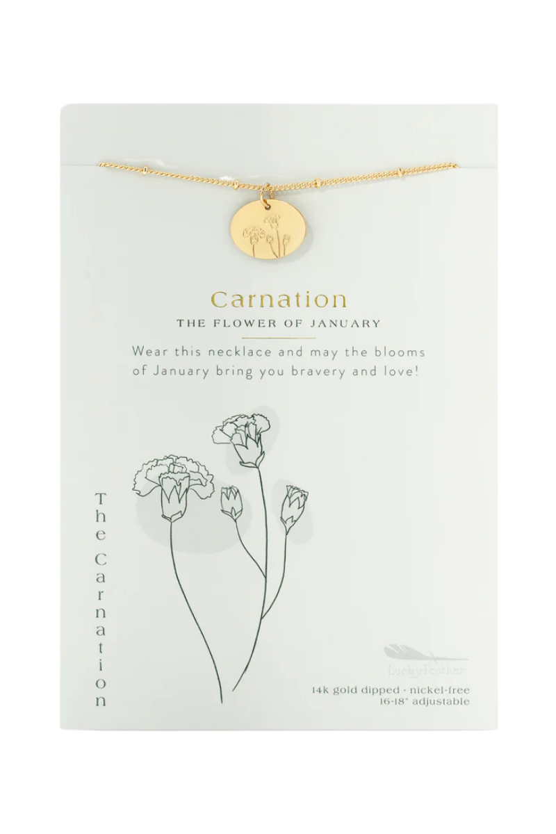 Birth Flower Necklaces