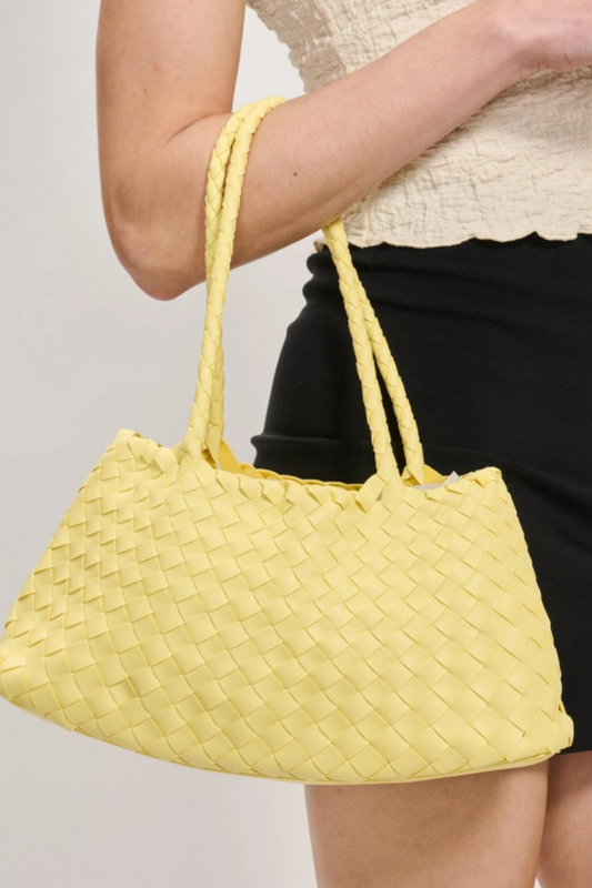 Millie Woven Shoulder Bag