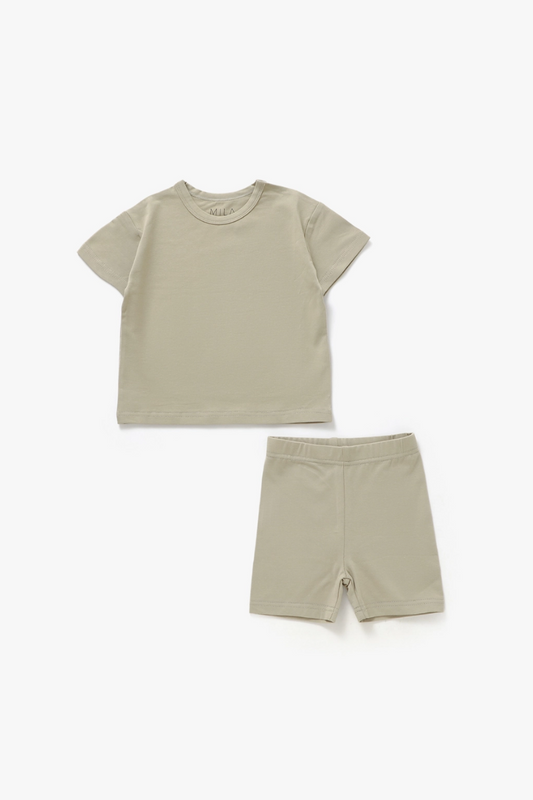 T-Shirt & Short Set | Dune