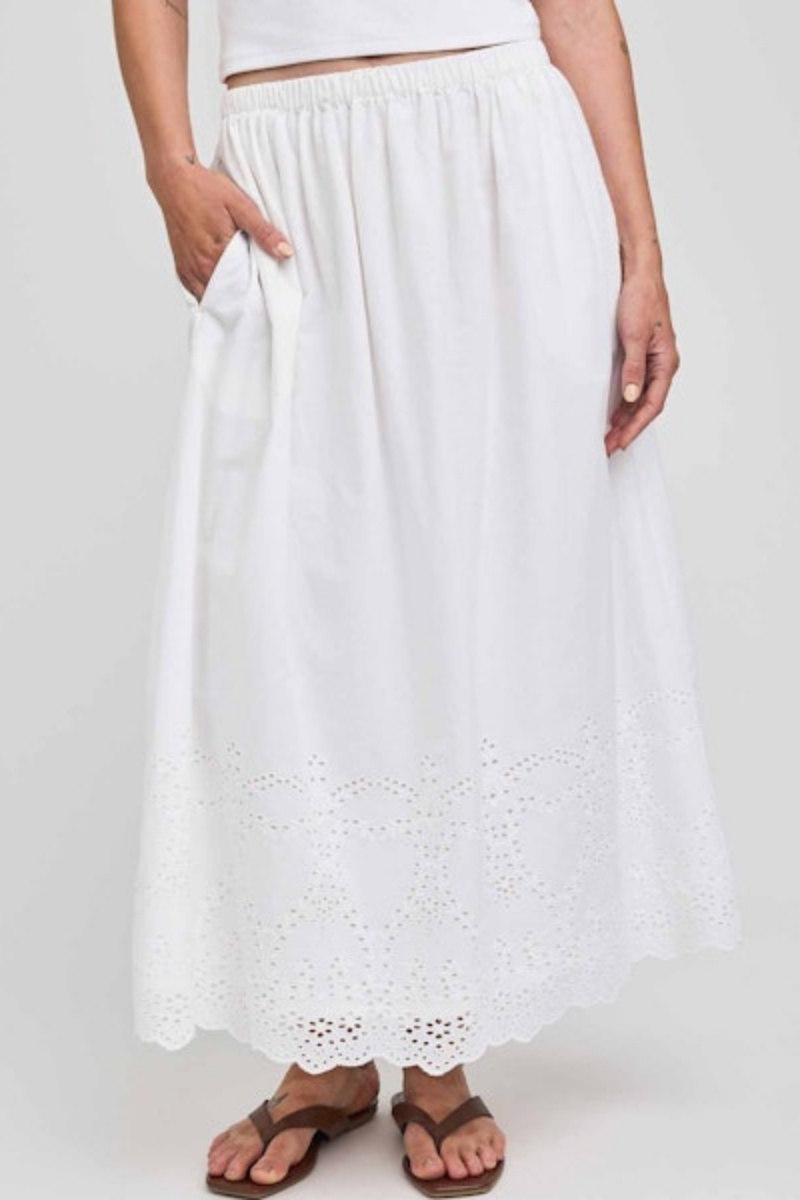 Elodie Eyelet Skirt