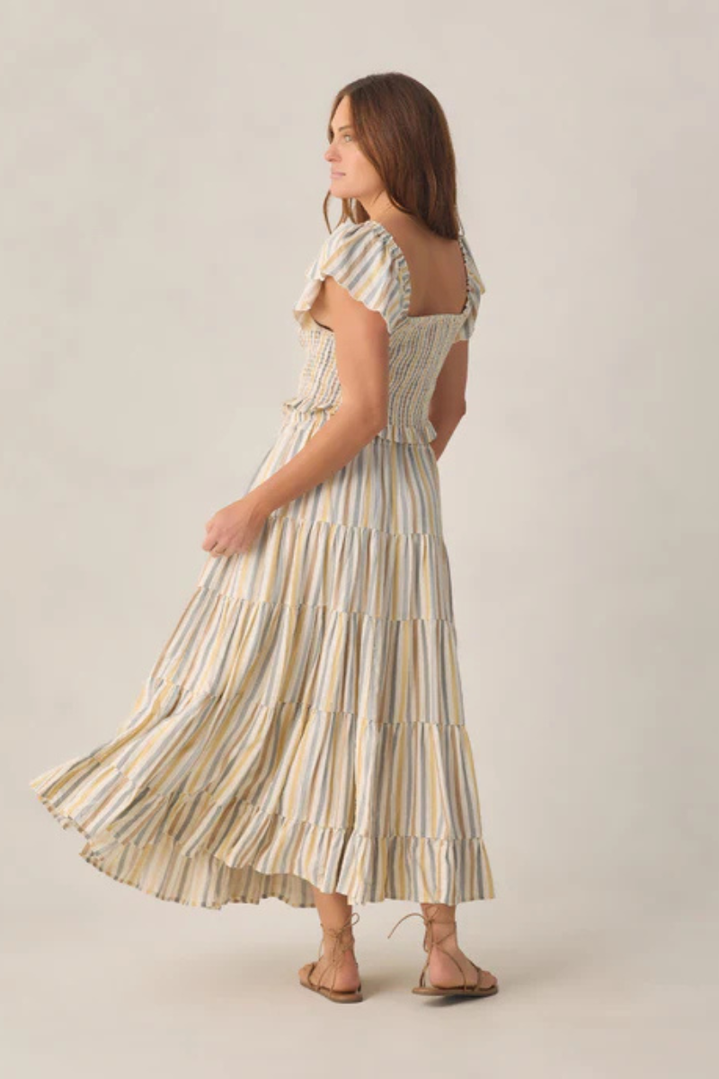 Valencia Stripe Maxi Skirt