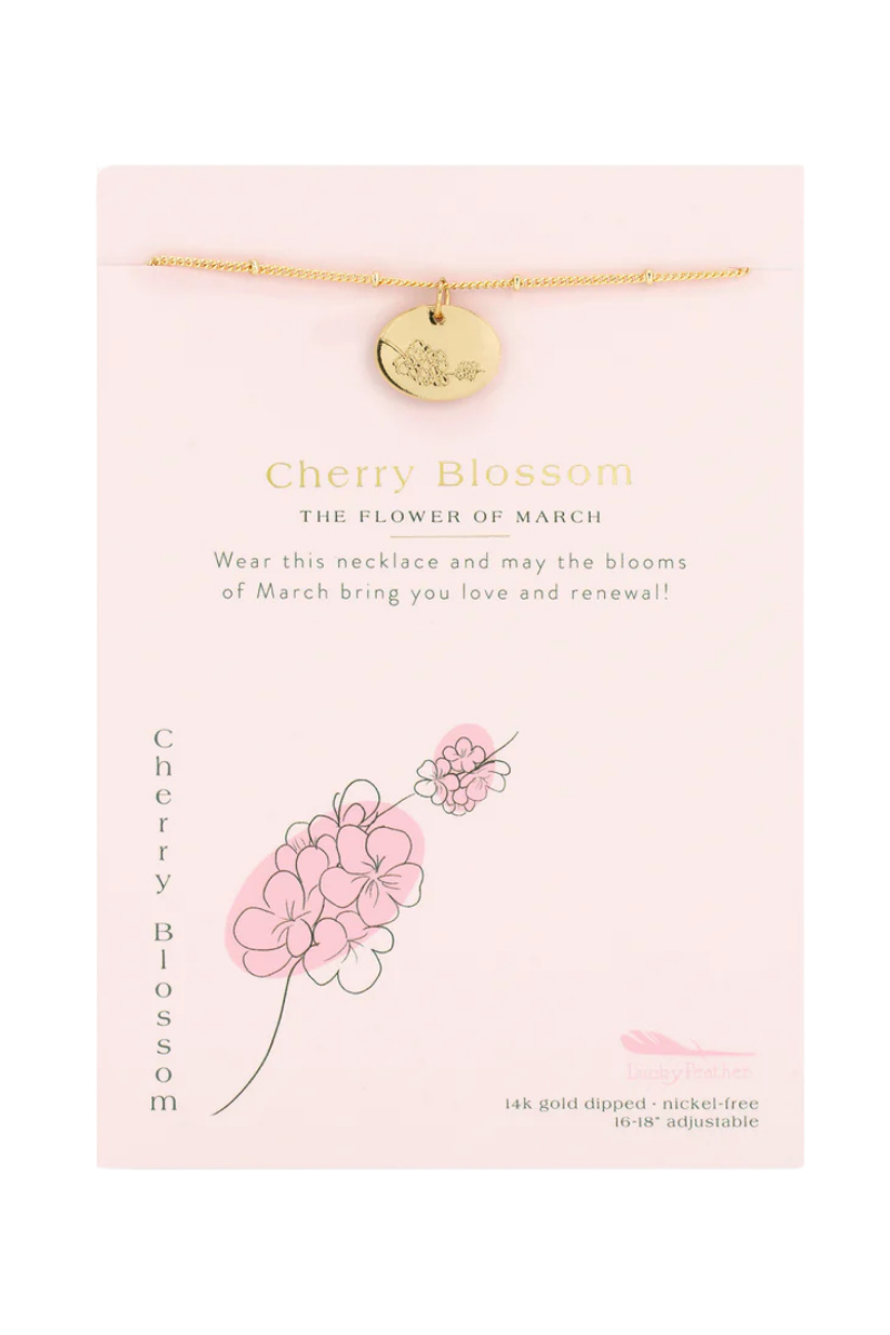 Birth Flower Necklaces
