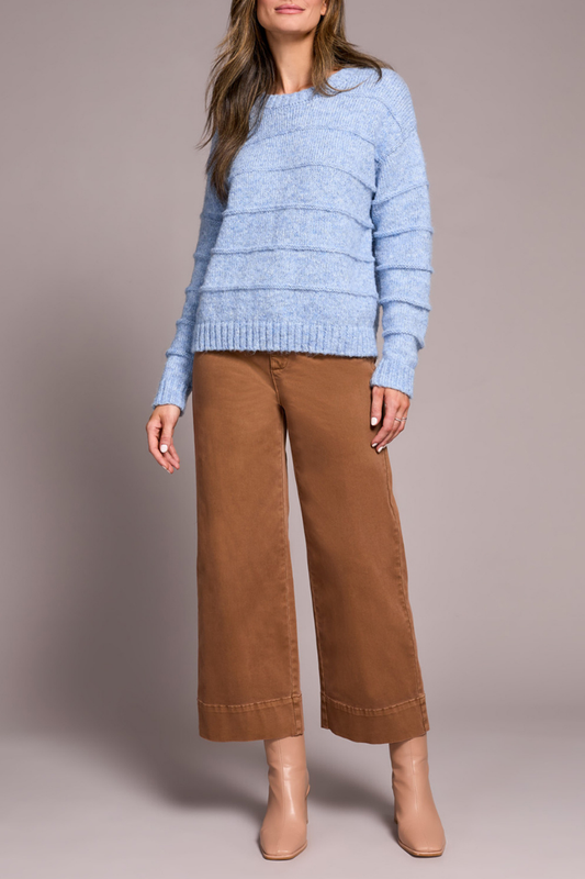 Textured Stripe Sweater