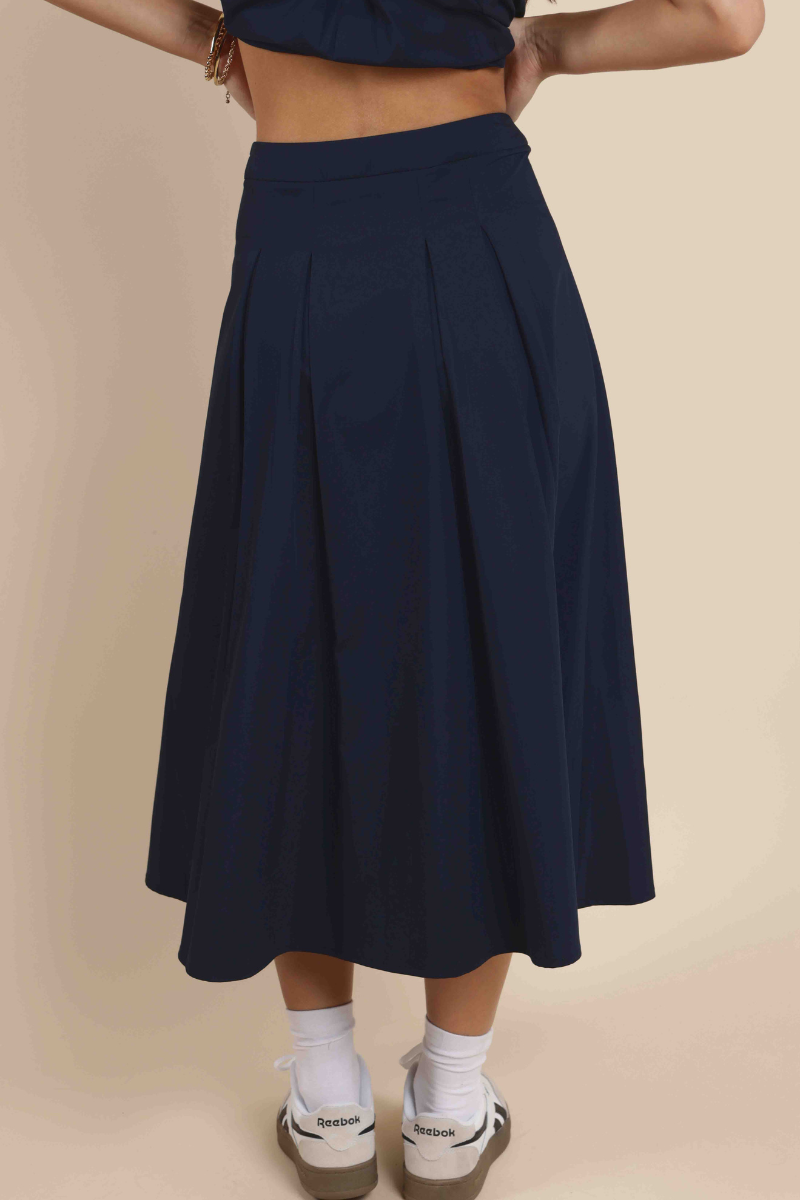 Ocean Calls Pleated Skirt
