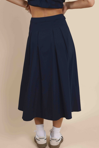 Ocean Calls Pleated Skirt