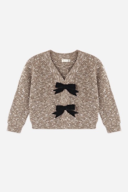 Girls Bow Cardigan
