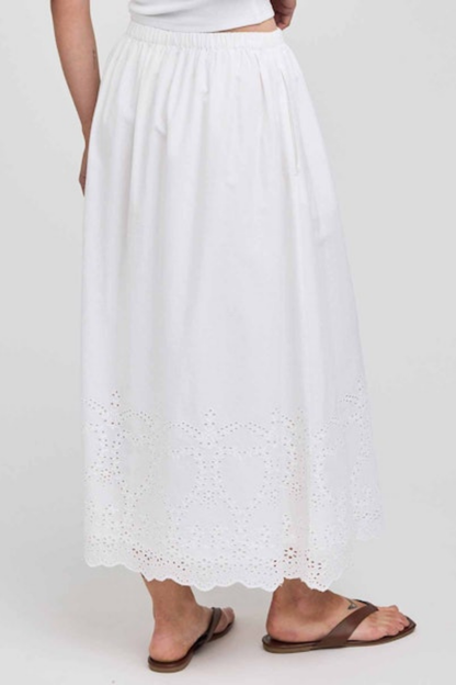 Elodie Eyelet Skirt