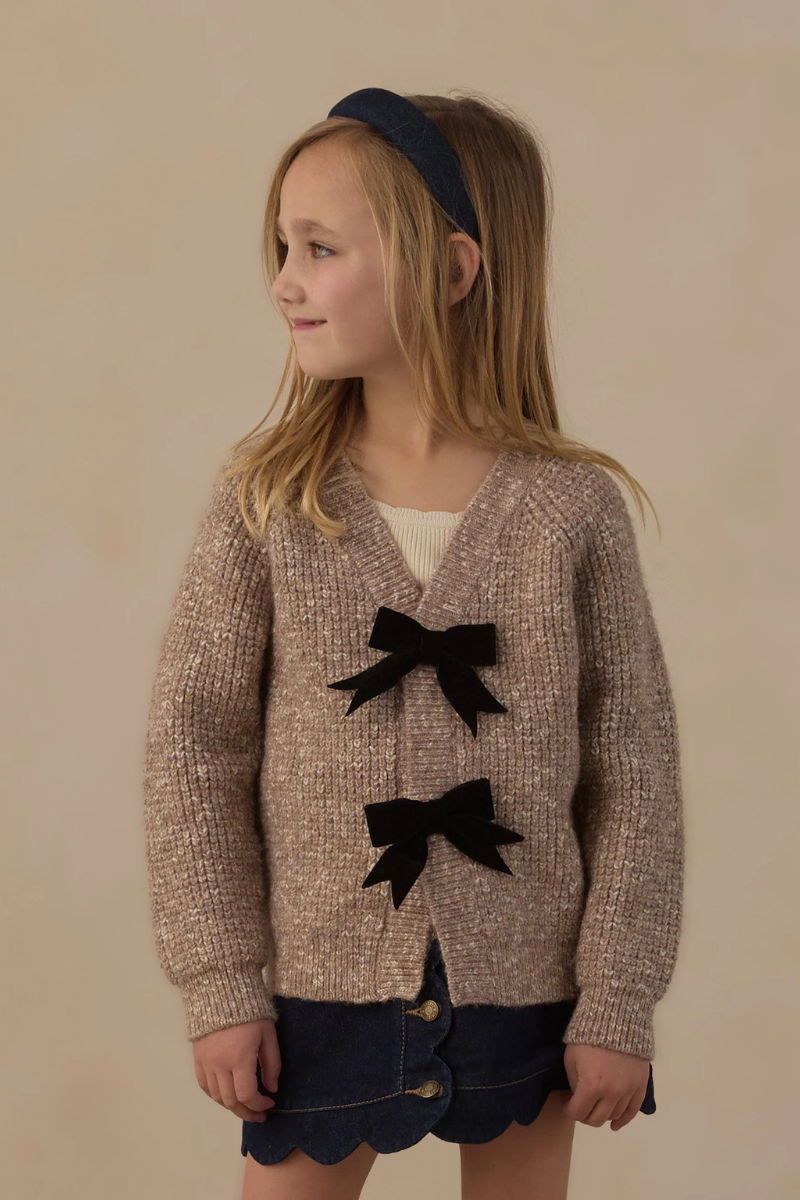 Girls Bow Cardigan