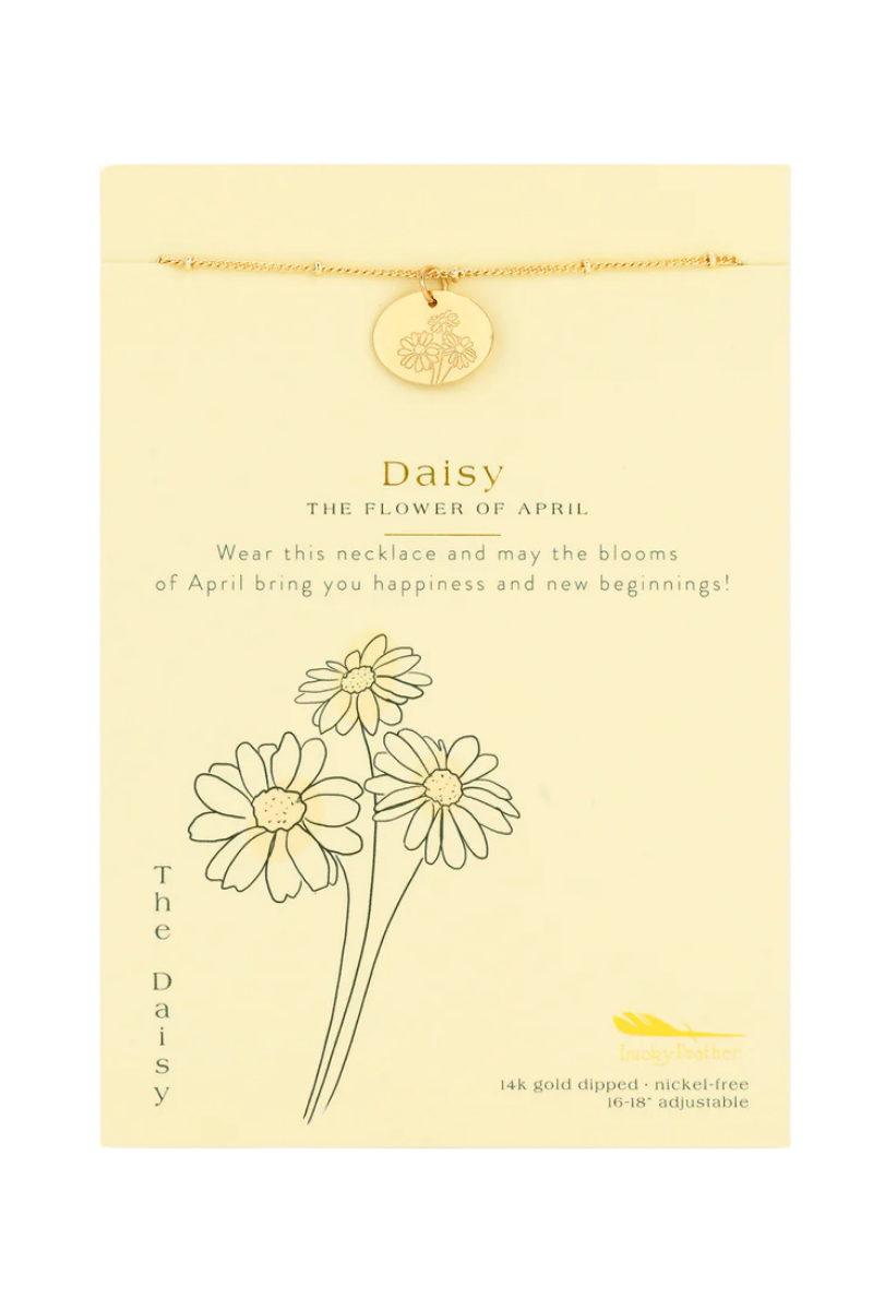 Birth Flower Necklaces