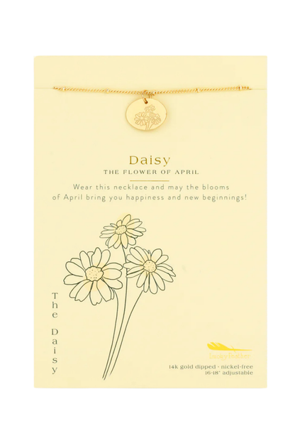 Birth Flower Necklaces