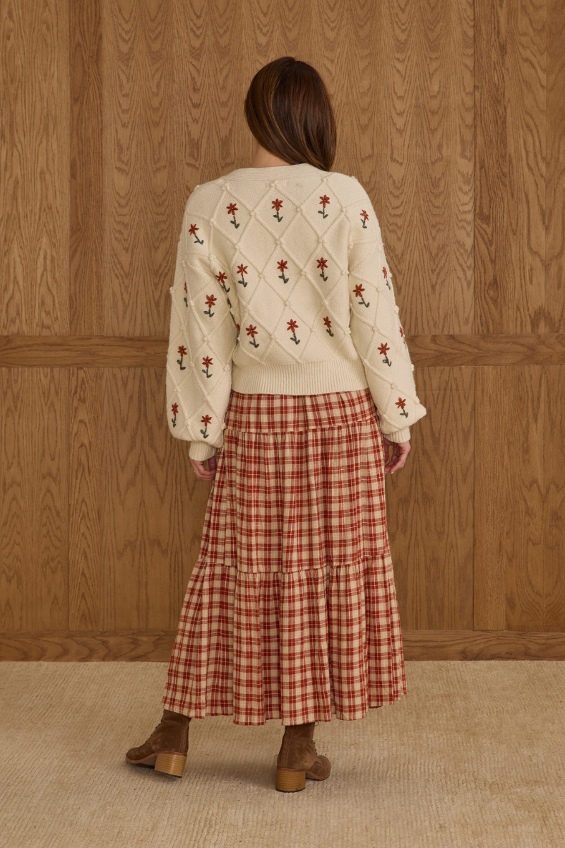 Winter Daisy Cardigan