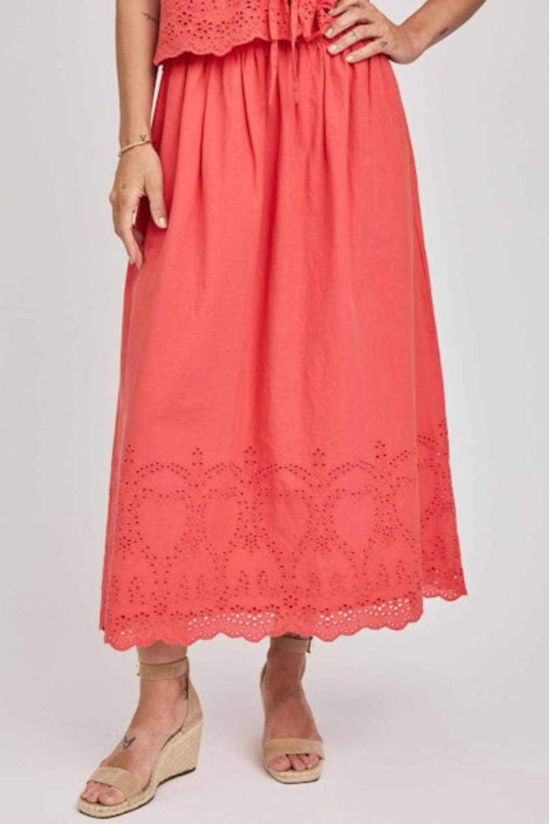 Elodie Eyelet Skirt