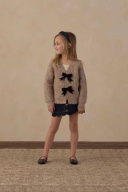Girls Bow Cardigan
