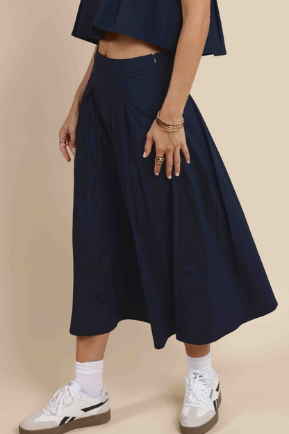 Ocean Calls Pleated Skirt
