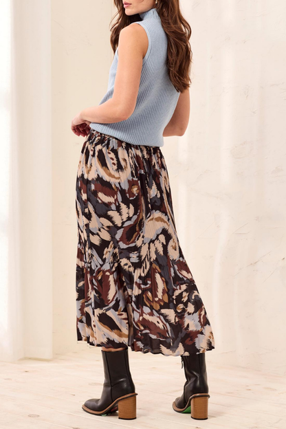 Plisse Pleated Skirt