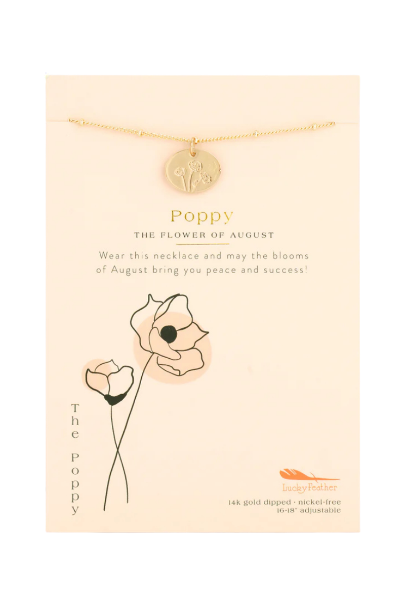 Birth Flower Necklaces