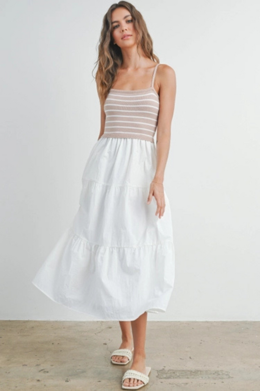 Knit Tiered Maxi Dress
