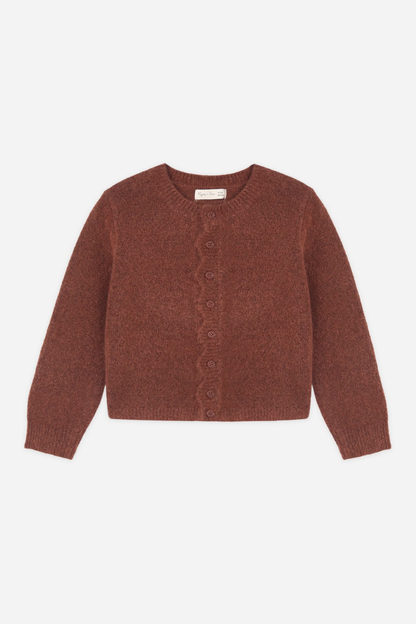 Girls Scalloped Cardigan