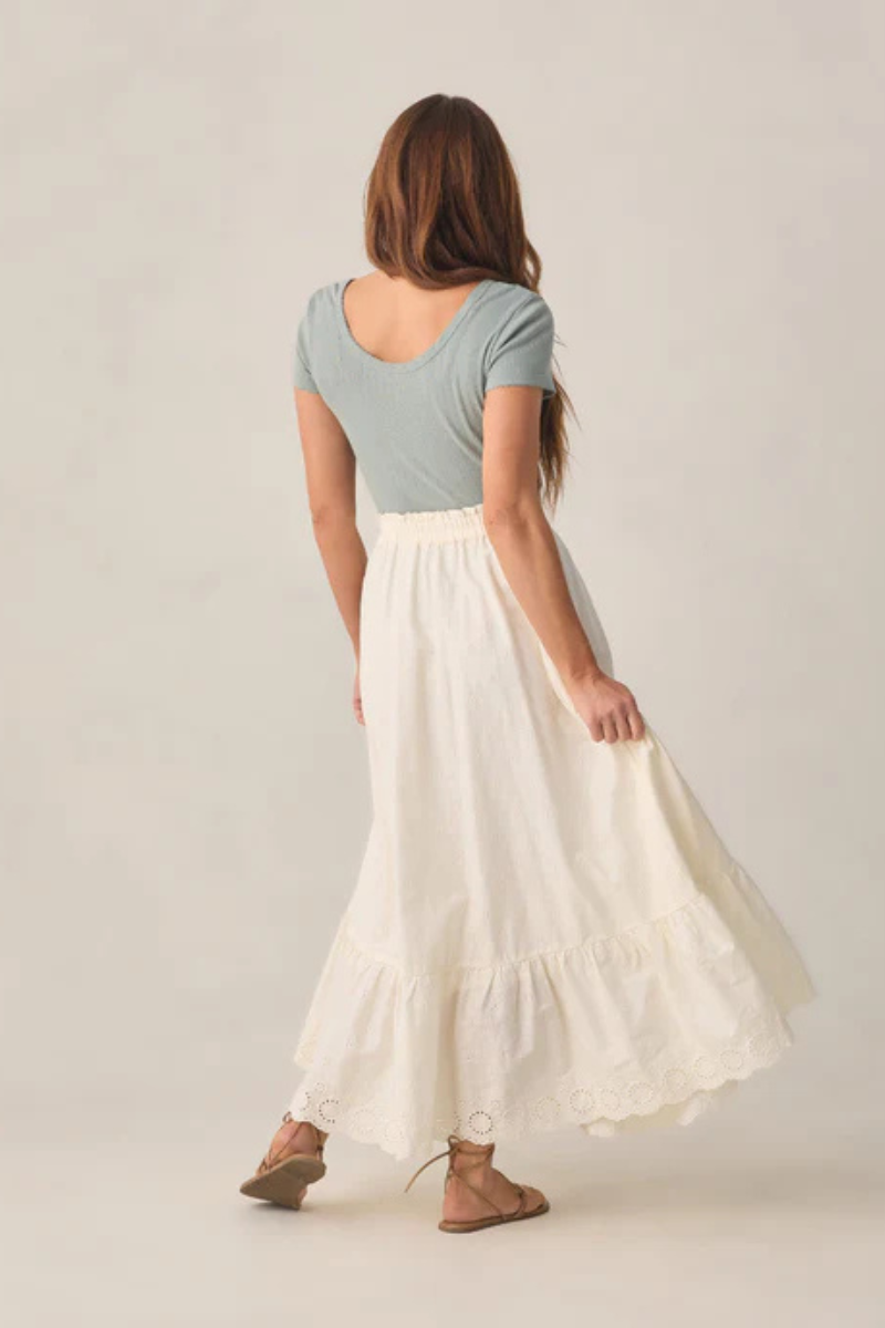 Rose Maxi Skirt | Ivory