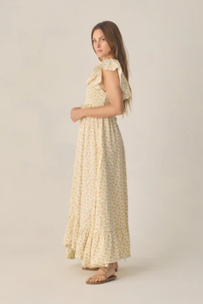 Francesca Dress | Yellow Floral