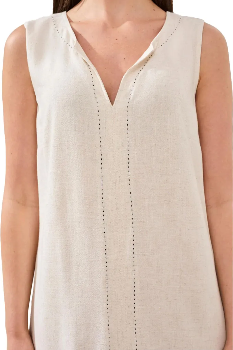 Dress with Saddle Stitch