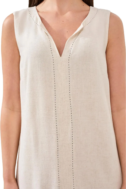 Dress with Saddle Stitch