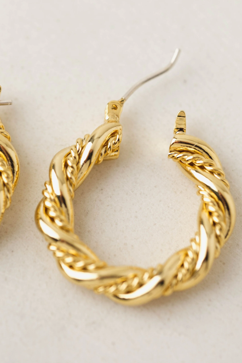 Jessie Gold Hoops
