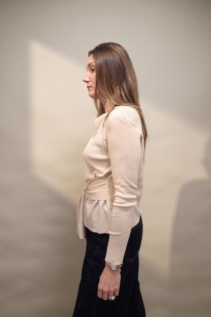 Thea Tie Front Top