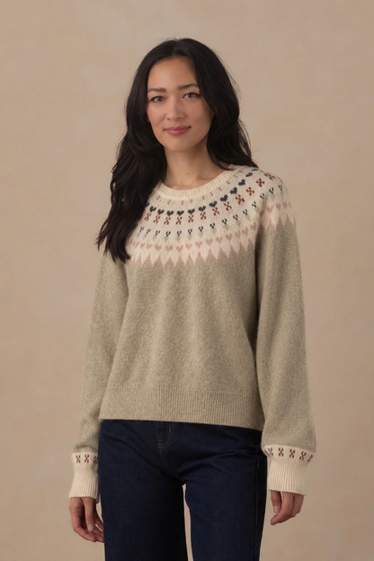 Fair Isle Sweater | Sage