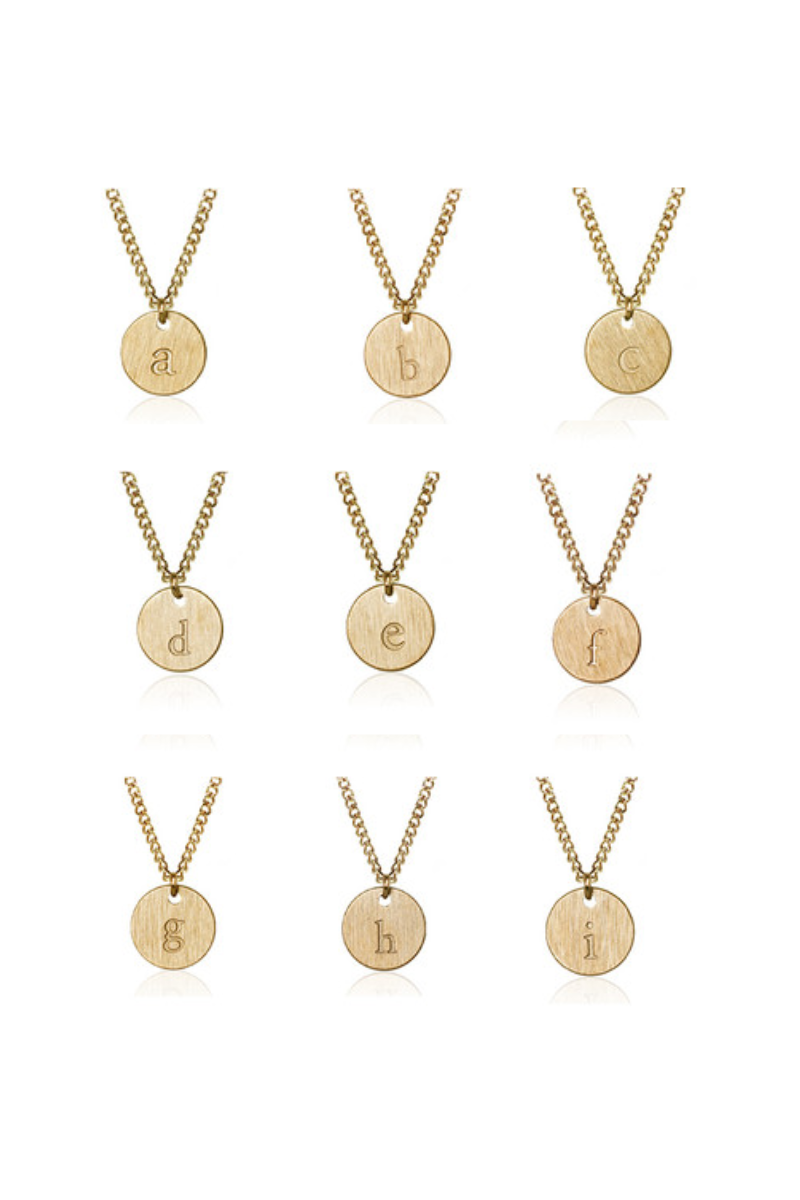 Lowercase Monogram Necklace