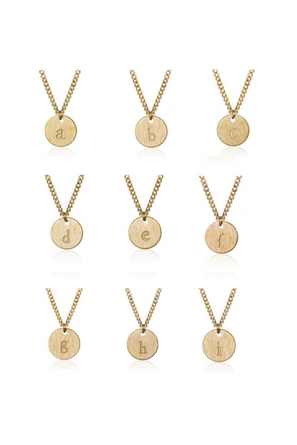 Lowercase Monogram Necklace