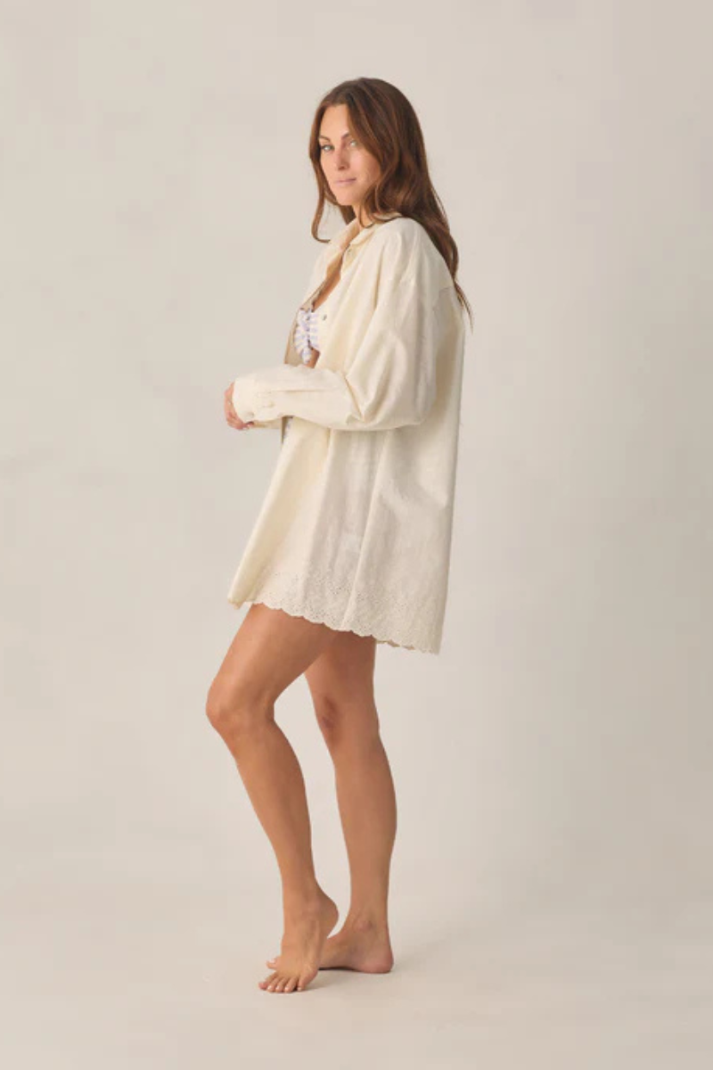 Del Mar Shirt | Ivory