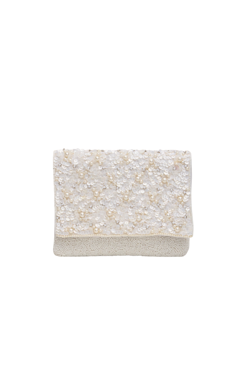 Pearl & Sequin Clutch