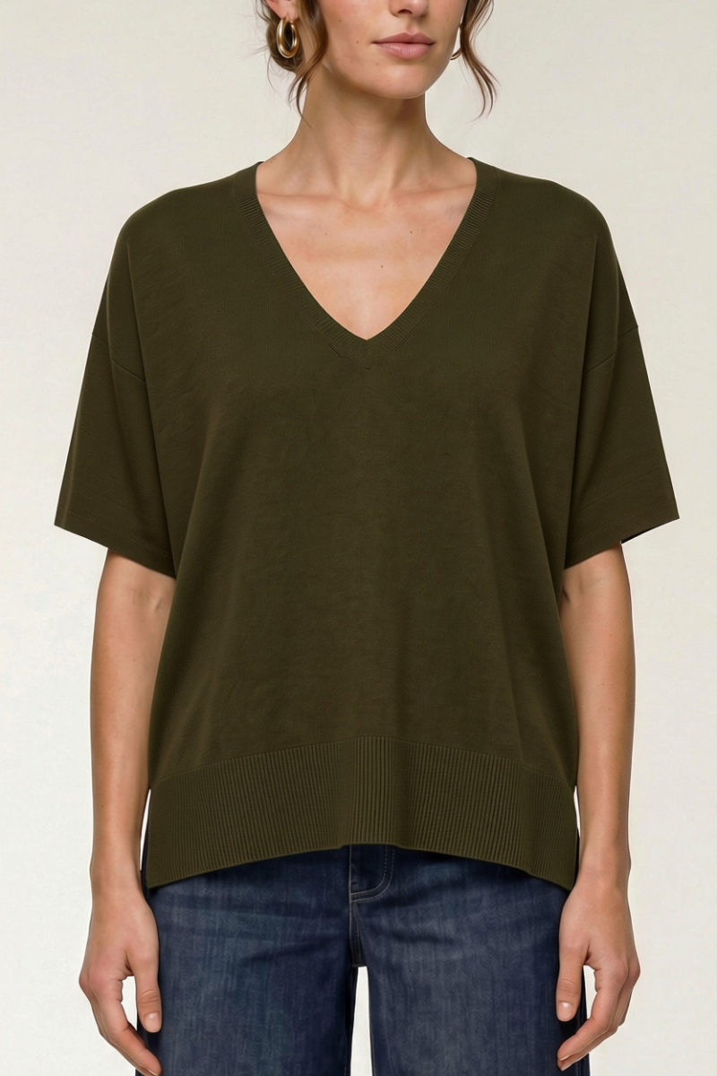 V Neck Dolman Top