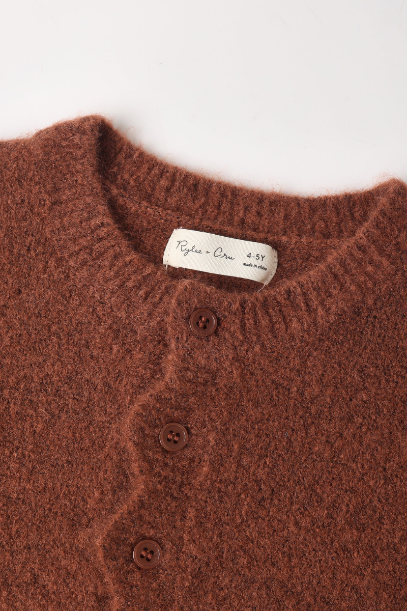 Girls Scalloped Cardigan