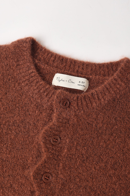 Girls Scalloped Cardigan