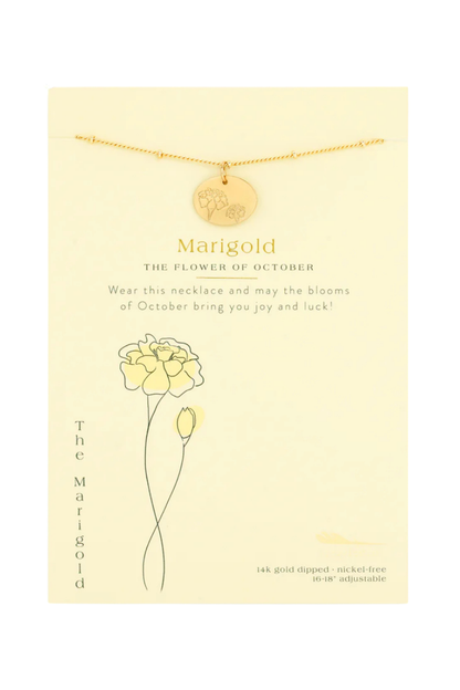 Birth Flower Necklaces