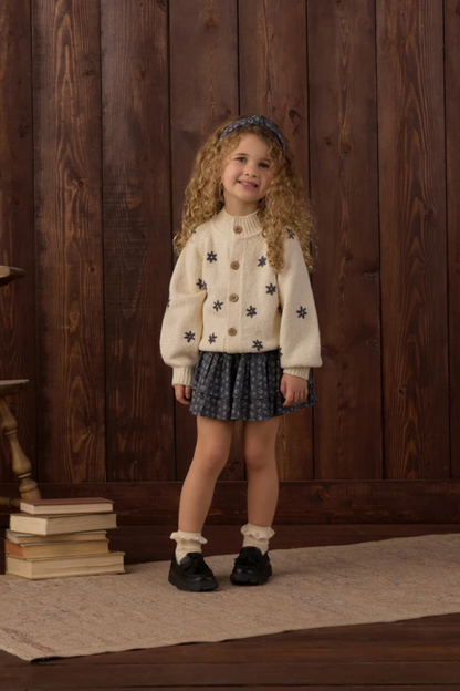 Girls Midnight Daisy Cardigan